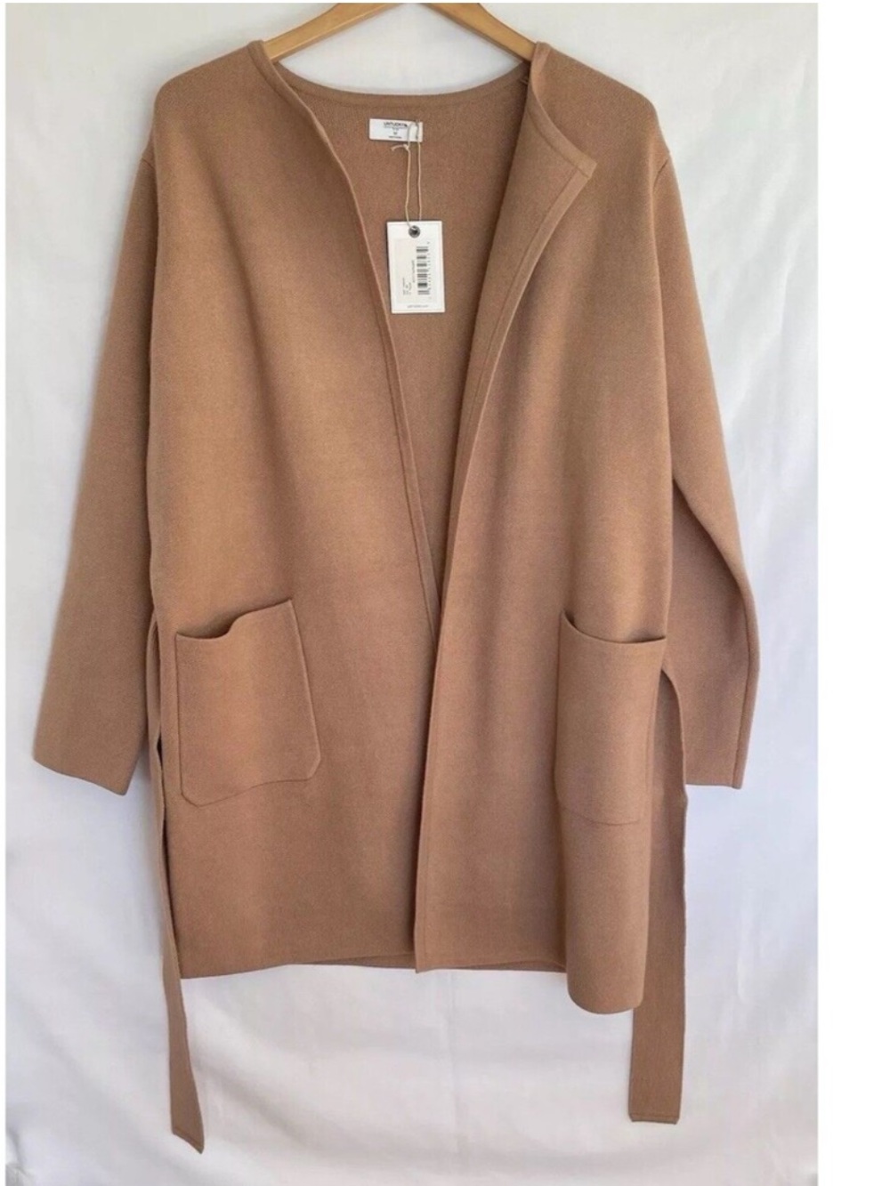 Untuckit Tan Catherine Cardigan Sweater Size XL Classic NWT Boho Chic